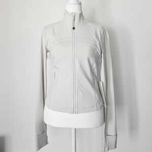 Lululemon Define Cropped Jacket Nulu | size 6 | Bone